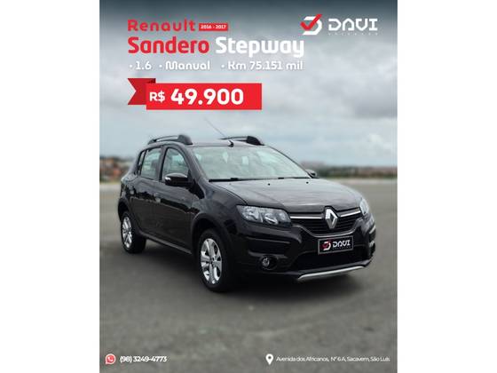 RENAULT SANDERO 1.6 STEPWAY 8V FLEX 4P MANUAL